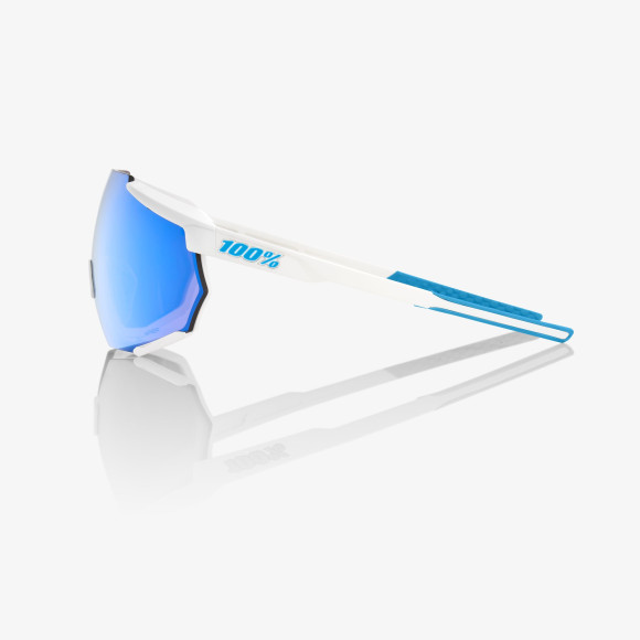 Gafas 100% Racetrap Movistar Team blanco lente azul Espejo 