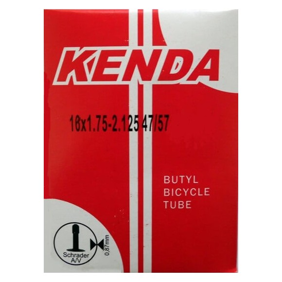 Cámara KENDA 18x1.75-2.125 válvula schrader 