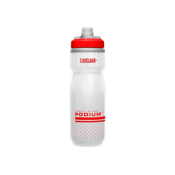 Bidón CAMELBAK Podium Chill Fiery rojo blanco 0.6L 