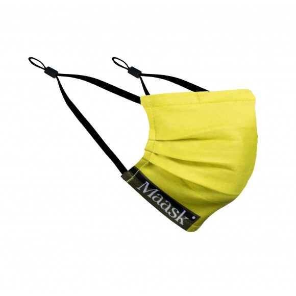 Mascarilla MAASK higiénica reutilizable Shield Lime 