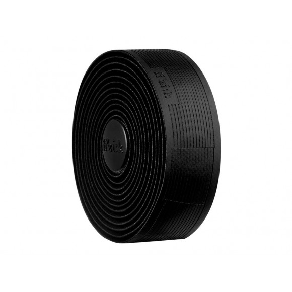 Fita de guidão preta FIZIK Vento Solocush Tacky 2,7 mm 