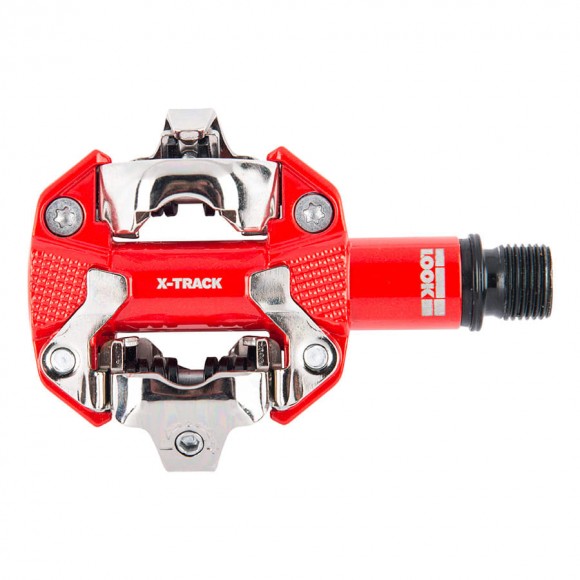 Pedales LOOK X-Track rojo Spd 