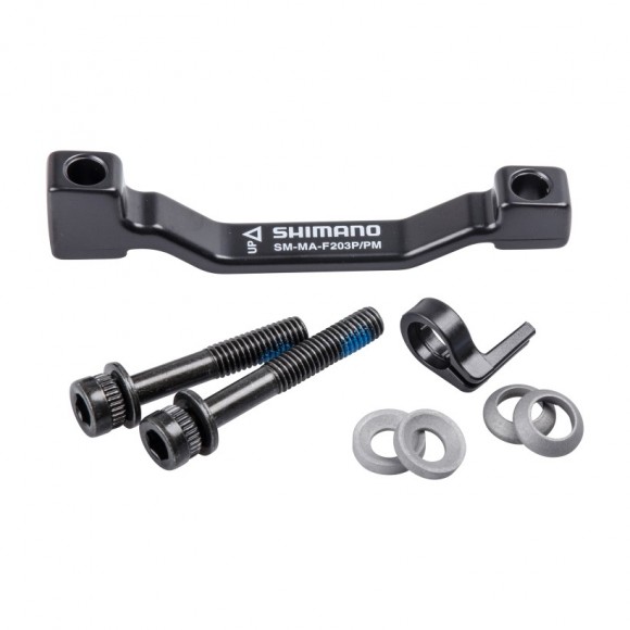 Adaptador SHIMANO pinza delantera-trasera Postmount 180-203 