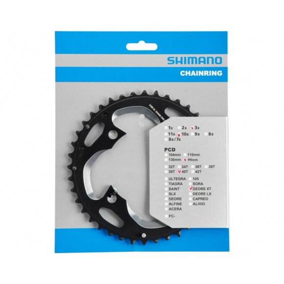 Plato Shimano Deore Xt M782 Triple 40D 10V 