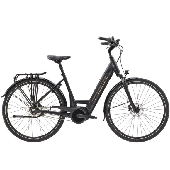 Distrito TREK + bicicleta 6 Lowstep 2022 PRETO XS