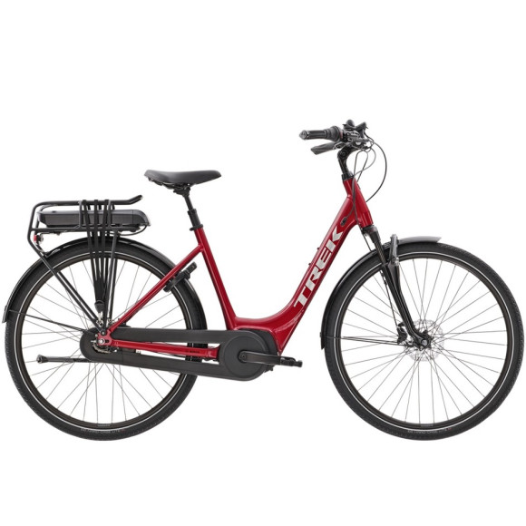 Bicicleta TREK District+ 4 Lowstep 300 Wh 2022 GRANATE XL