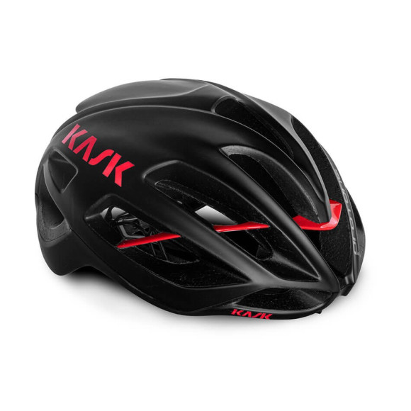 Casco KASK Protone Mate 2022 NEGRO ROJO S