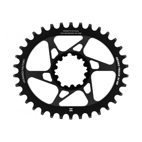 Chainring LEONARDI Gecko Track SRAM GXP 34 