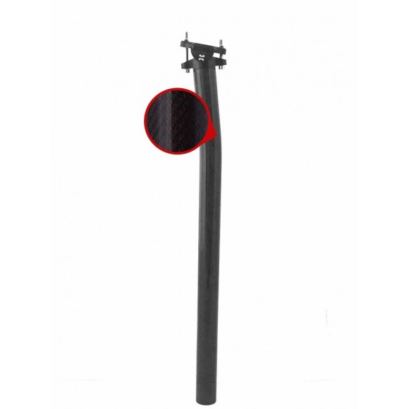 Tige de selle LEONARDI BO Mars rouge 0 31.6 