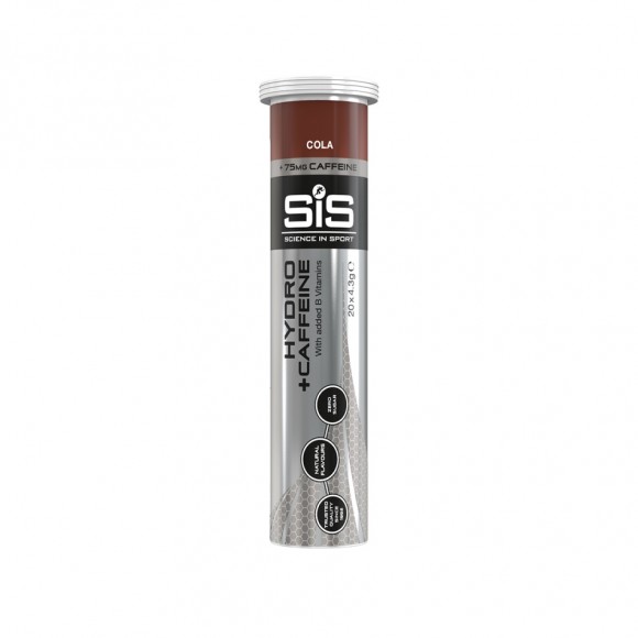 Tabletas Electrolitos SIS Go Hydro Cola con cafeína 20 u 