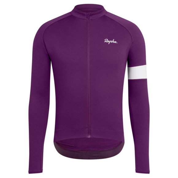 Maillot RAPHA Core Long Sleeve 2023 MORADO XS