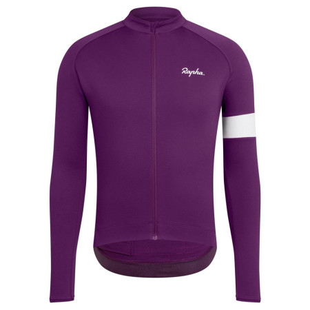 Maillot RAPHA Core Long Sleeve 2023 MORADO XS