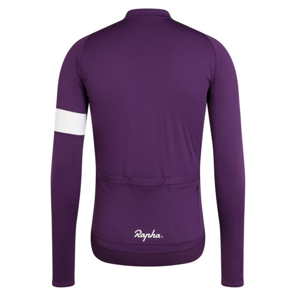 Maillot RAPHA Core Long Sleeve 2023 MORADO XS