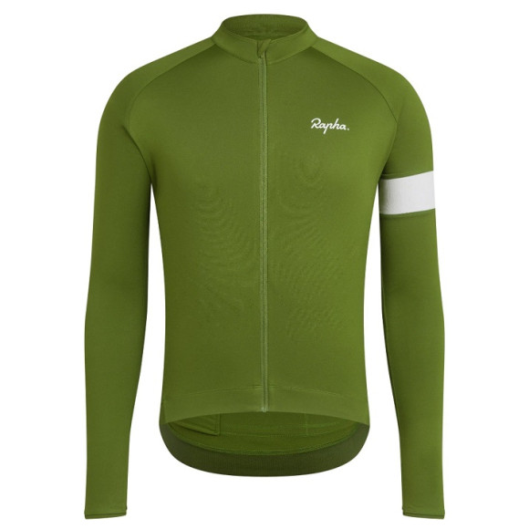 Maillot RAPHA Core Long Sleeve 2023 VERDE XS