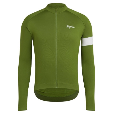 Maillot RAPHA Core Manche Longue 2023 VERT XS