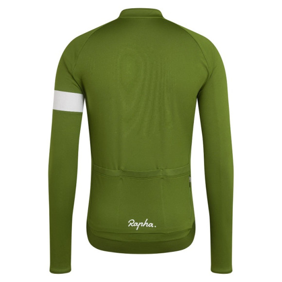Maillot RAPHA Core Long Sleeve 2023 VERDE XS