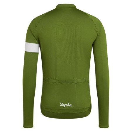 Maillot RAPHA Core Long Sleeve 2023 VERDE XS