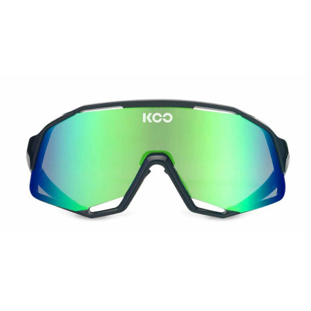 Lunettes KOO Demos negro lente green Mirror 