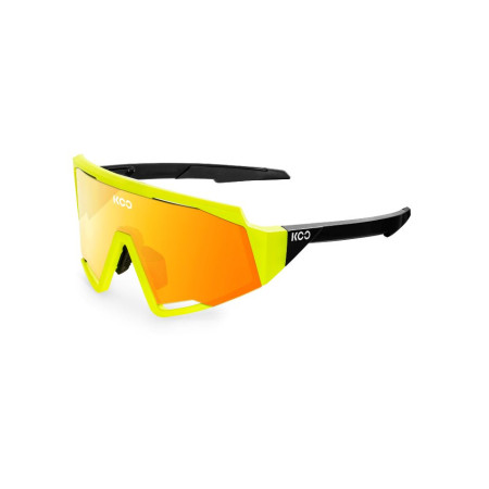 Óculos KOO Spectro yellow fluor lente red Mirror 