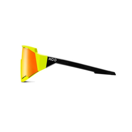 Óculos KOO Spectro yellow fluor lente red Mirror 
