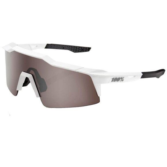 Gafas 100% Speedcraft SL Matte blanco Hiper Silver Mirror 