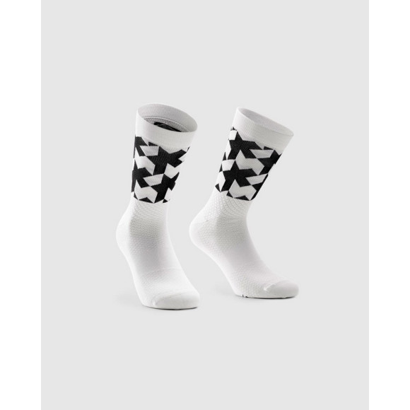 Calcetines ASSOS Assosoires Monogram Socks Evo 2022 BLANCO S