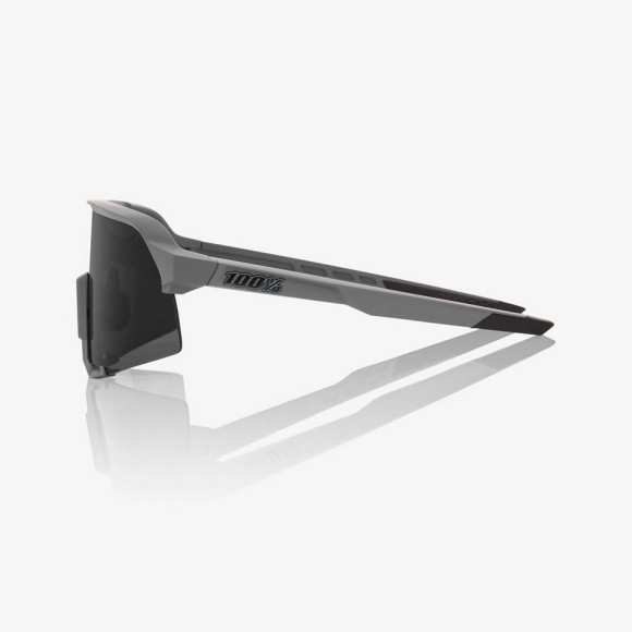 Lunettes 100% S3 Matte Cool grey lente Smoke 