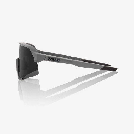 Lunettes 100% S3 Matte Cool grey lente Smoke 
