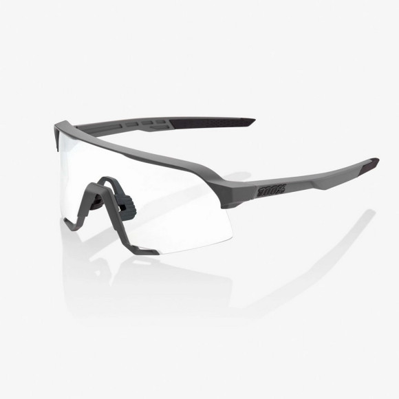 Gafas 100% S3 Matte Cool grey lente Smoke 