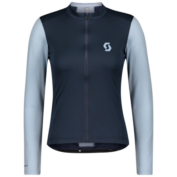 Maillot SCOTT WS Endurance 10 LS 2022 AZUL XS
