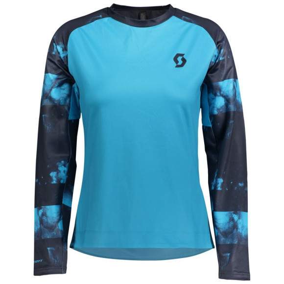 Maillot SCOTT Ws Trail Storm L SL 2022 AZUL XS