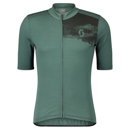Maillot SCOTT Ms Gravel Merino SS 2022 VERDE S