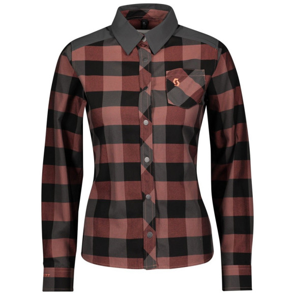 Maillot SCOTT WS Trail Flow Check LS 2022 ROJO XS