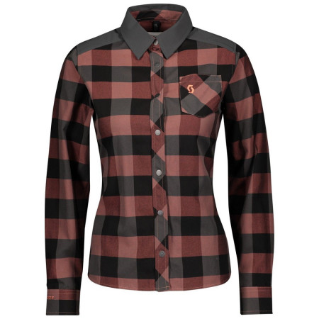 Maillot SCOTT WS Trail Flow Check LS 2022 ROJO XS