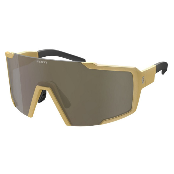 SCOTT Shield Gold Goggle Bronze Chrome Verres Cat 3 