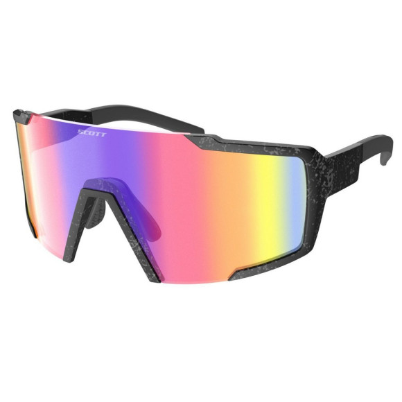 Gafas SCOTT Shield Marble Black Lentes Teal Chrome Cat 3 