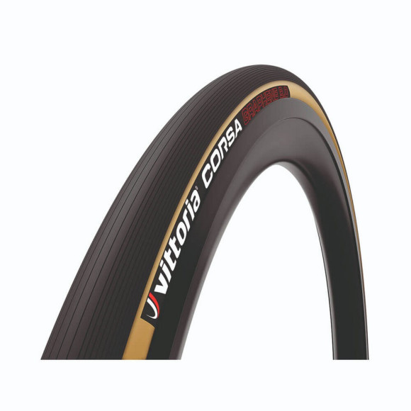 Cubierta VITTORIA Corsa 28-622 700x28C G2.0 crema negro 