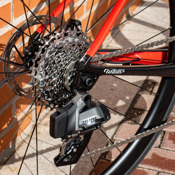 Bicycle WILIER Cento 10NDR D Rival AXS Handlebar Halberd BLACK RED XS