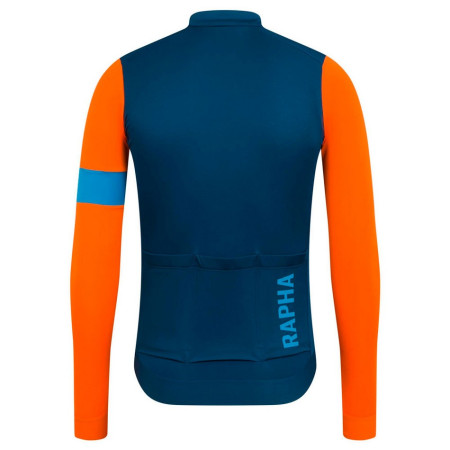 Maillot RAPHA PRO Team Long Sleeve Training 2022 AZUL MARINO L
