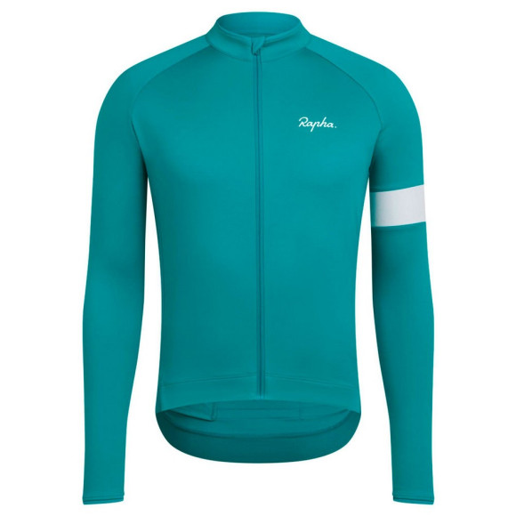 Maillot RAPHA Core Long Sleeve 2023 TURQUESA XS