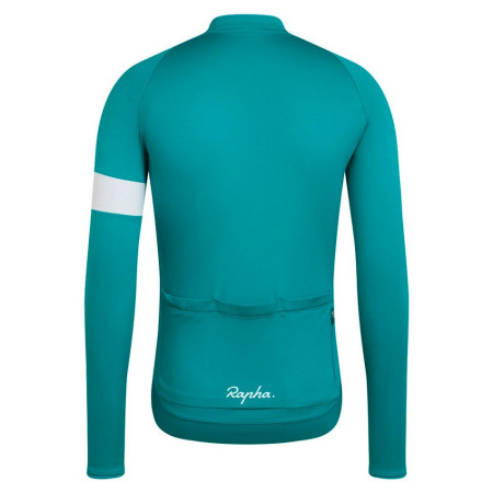Maillot RAPHA Core Long Sleeve 2023 TURQUESA XS
