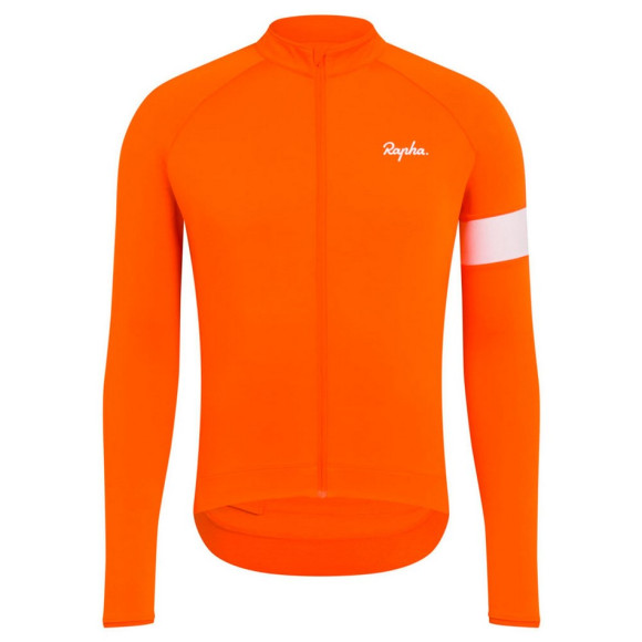 Maillot RAPHA Core Long Sleeve 2023 NARANJA XS