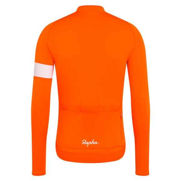 Maillot RAPHA Core Long Sleeve 2023 NARANJA XS