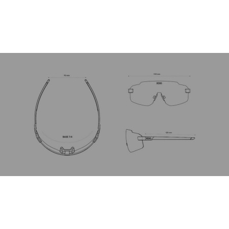 Lunettes KOO Supernova noir mat argent 