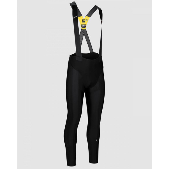 Calções Babete ASSOS EQUIPE RS Primavera Outono S9 2022 PRETO XS