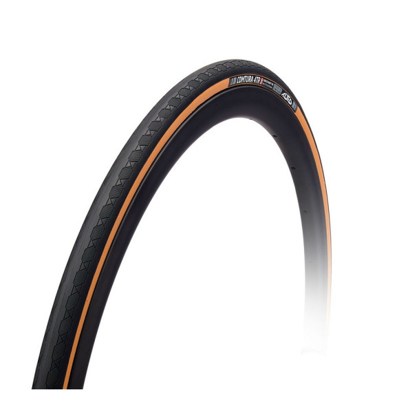 Cubierta TUFO Comtura 4 TR 700x28C negro marrón 