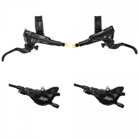 SHIMANO 2P BL-M8100 BR-M8100 Conjunto de freio e mangueira 