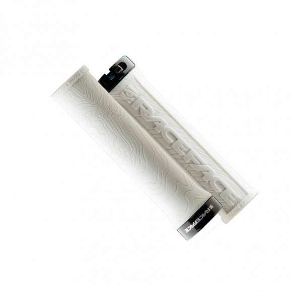 Puños RACE FACE Half Nelson Single Lock blanco 