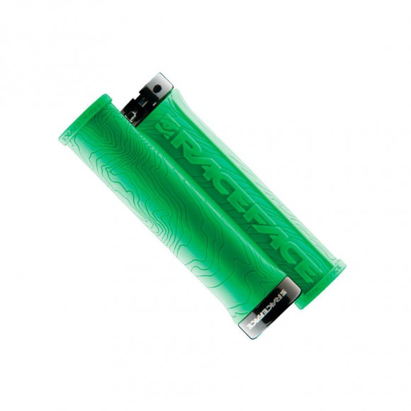 Puños RACE FACE Half Nelson Single Lock verde 