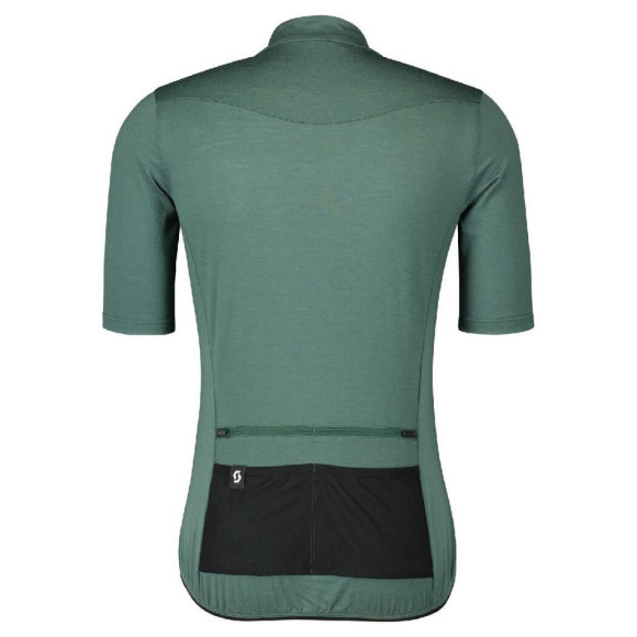 Maillot SCOTT Ms Gravel Merino SS 2022 VERDE S